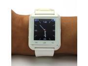 8 Bluetooth Smart Wrist Watch Phone Mate for iPhone 4 4S 5 5S IOS Android Samsung HTC BLK with Usb Cable