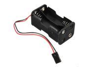 Futaba Battery Holder For RC 4 x AA Battery Holder With Futaba J Plug For Receiver Cars Heli Planes Boats