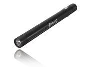 Hot Sale New Black MXDL 3W LED Mini Pen 141mm Torch Flashlight Lamp 2xAAA Battery Torch Belt Clip