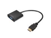 HDMI Male to VGA Female Video Adapter Cable Converter 1080P For PS3 XBOX 360 PC