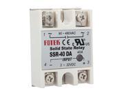 SSR 40DA SSR Solid State Relay Module 40A Output AC90 480V Input DC3 32V