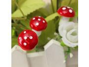 10pcs New Miniature Dot Mushrooms Decorations Christmas Party Garden Decor Gift
