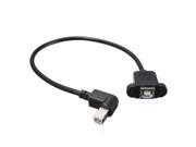 USB 2.0 Female B to Right Angle Male B Printer Short Extension Cable Adapter US