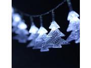 12V 2m Creative Small Decorative LED Light String Light Bulbs White Shape Foreign Selling Styles Cute Holiday Light Lamp for Wedding New Years Day Christmas Tr
