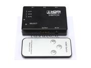 3 Ports HDMI Audio Video Switch Switcher 1080p Splitter Amplifier Selector Adapter Remote Box For HD DVD SKY STB PS3 Xbox 360
