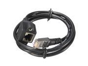 3FT 100cm RJ45 Male to Female Screw Panel Mount Ethernet LAN Network Extension Cord Cable