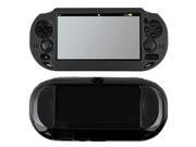 Black Aluminum Case Full Body Front Back LCD Screen Protector for Sony PS Vita PSV PCH 1000 Series