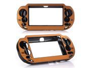 Gold Aluminum Case Full Body Front Back LCD Screen Protector for Sony PS Vita PSV PCH 1000 Series