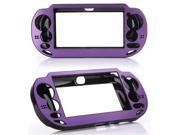 Purple Aluminum Case Full Body Front Back LCD Screen Protector for Sony PS Vita PSV PCH 1000 Series