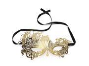 Sophisticated Eye Metal Mask Venetian Masquerade Mask Fancy Party Dress Costume Gold
