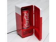 Mini Portable USB LED PC Fridge Refrigerator Drink Cans Food Cooler Warmer ES9P