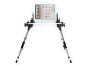 Black Foldable Lazy Bed Desk Floor Mount Stand Holder Cradle for All of Tablet