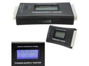 PC Computer LCD 20 24 Pin ATX BTX ITX HDD CDROM SATA Power Supply Tester Testing