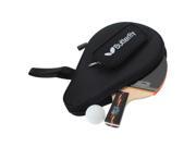 Waterproof Table Tennis Racket Ping Pong Paddle Bat Bag Pouch with Ball Case