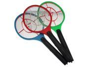 Rechargeable LED Electric Insect Bug Fly Mosquito Zapper Swatter 3 layers Racket