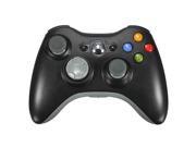 2.4GHz Wireless Remote Shock Gamepad Joypad Game Controller for Microsoft Xbox 360 Black