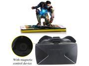 New Magnetic Virtual Reality 3D Video Glasses for 4~6.5 Phones Google Cardboard