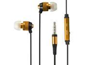 3.5mm Portable In ear Earphones Headphone With Mic for iPod Nano touch i Pad Mp3 Samsung