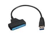 Super Speed USB 3.0 to SATA 22 Pin 7 15 Pin 2.5 inch SSD Hard Disk Drive Adapter Cable Plug and Play