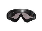 UV 400 SnowMobile Bicycle Motorcycle Ski Goggle Eyewear Protective Glasses with High density Sponge Gray Lens