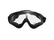 UV 400 SnowMobile Bicycle Motorcycle Ski Goggle Eyewear Protective Glasses with High density Sponge Transparent Lens