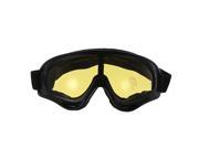 UV 400 SnowMobile Bicycle Motorcycle Ski Goggle Eyewear Protective Glasses with High density Sponge Gray Lens