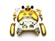 Wireless Controller Full Shell Case Housing Replacement part for Xbox One Chrome Golden