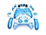 Wireless Controller Full Shell Case Housing Replacement part for Xbox One Chrome Blue
