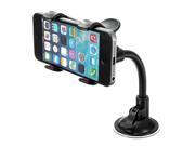 Ajustable 360°Rotating Clip Windshield Bed Desk Mount Bracket Car Holder for iPhone 5S 4 Note 4
