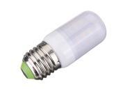 E27 3.5W 380LM 24 SMD 5730 AC 110V LED Corn Light Bulbs With Frosted Cover 360°Pure White Warm White