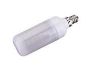 E12 5W 760LM 48 SMD 5730 AC 110V LED Corn Light Bulbs With Frosted Cover 360°Pure White Warm White
