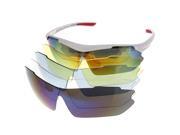 5 Lens Cycling Riding Bike Bicycle Sun Glasses Sports Sunglasses Goggles NEW