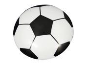 COOL Christmas New Year Gift DIY 3D Effect Football Wall Night Light Light controlled LED Lamp Bedroom Home Decor White