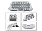 White Wireless Controller Chat Pad Keyboard Controller Messenger Keyboard Chatpad Keypad For Xbox 360