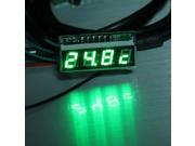 0.28 Nixie Tube Electronic Timer Singlechip Electronic Meter LED Time Clock Temperature Voltage 3 in 1 Digital Display Meter 33V Digital DC Volt meter Geen