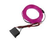 4M 12V Flexible Neon EL Wire Light Dance Party Decor Light For car Decoration night clubs parties dark hallways With Controller Purple