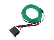2M 12V Flexible Neon EL Wire Light Dance Party Decor Light For car Decoration night clubs parties dark hallways With Controller Green
