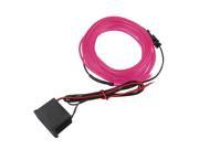 3M 12V Flexible Neon EL Wire Light Dance Party Decor Light For car Decoration night clubs parties dark hallways With Controller Pink