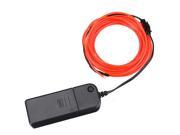 4M 3V Flexible Neon EL Wire Light Dance Party Decor Light For car Decoration night clubs parties dark hallways Red