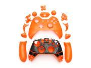 New Wireless Xbox One Controller Full Shell Case Housing With All Buttons white Thumbsticks Orange