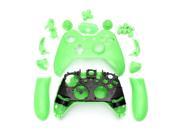 New Wireless Xbox One Controller Full Shell Case Housing With All Buttons white Thumbsticks Green