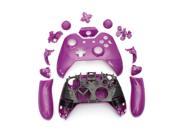 New Wireless Xbox One Controller Full Shell Case Housing With All Buttons white Thumbsticks Purple