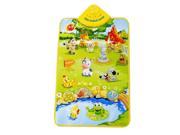 New Happy Farm Baby Infant Musical Multifuctional Music Play Singing Gym Carpet Mat Great Gift