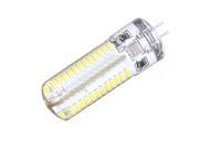 New G4 4W 104 3014 SMD LED Bulb AC 220V Corn Light Lamp Silicone Crystal Pure White