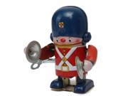NEW Vintage Wind Up Cybmal Robot Soldier Clockwork Tin Toy w Key Collectible Gift