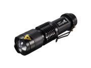 NEW MINI 350LM CREE Q5 LED Flashlight Torch Zoomable Zoom Focus Light Pocketable