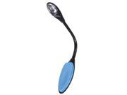 Portable Flexible MINI LED Torch Clip on Travel Book Reading Lamp Laptop Light 280LM Blue