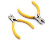 Diagonal Side Cutter Shear Round Jaw Beading Jewelry Plier Wire Nipper Hand Tool