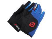 2pcs Non slip Motorcycle Motorbike Cycling Biking Bicycle Sports Full Finger Comfortable Gloves Blue Breathable
