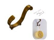 Bronze Shining Space Alumimum Home DIY Wall mounted Hat Clothes Towel Hooks Hangers